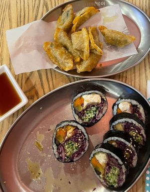 Best Gimbap  #Veganuary at Sinjeon in Sydney