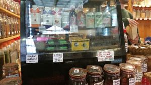 stuff at Clancy's Vegetarian Emporium in Cardiff