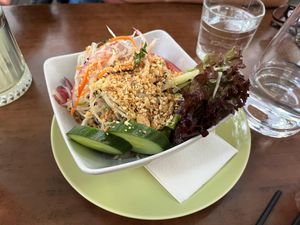 Vegan papaya salad. at BuiVien Street in Vienna