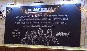 House rules at BuiVien Street in Vienna