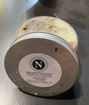 Helado de cremino vegano  at La Pizza di Napoli in Marbella