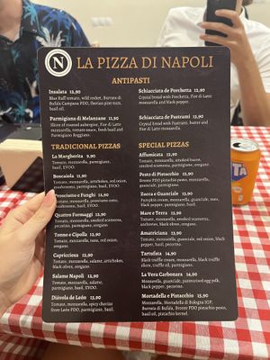   at La Pizza di Napoli in Marbella