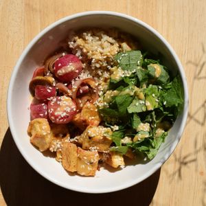Spring Buddha Bowl at Easy Vegan in Victoria