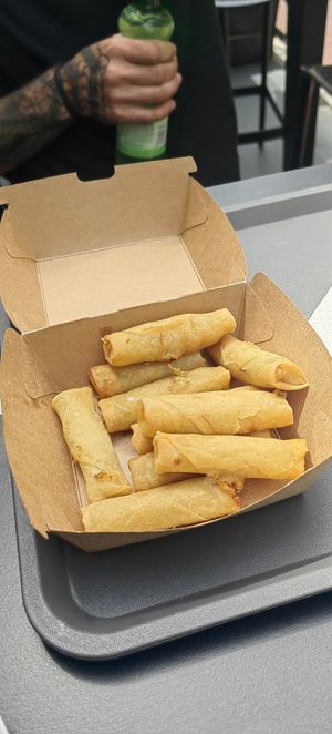 Crispy rolls with veggies (dont know the official name) at Ginger Sushi in Zagreb