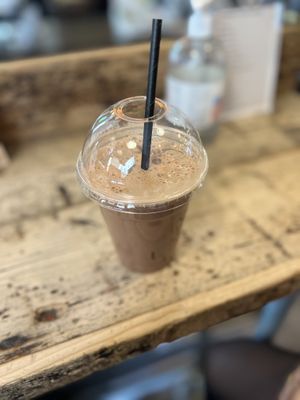 Vegan hot chocolate   at Hotel Chocolat in London