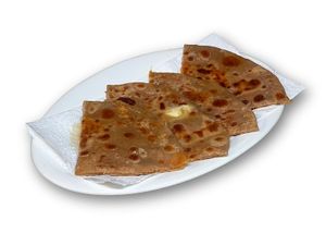 Aloo paratha  at Bollywood Kafe in Tashkent