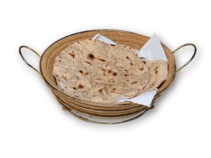 Chapati at Bollywood Kafe in Tashkent