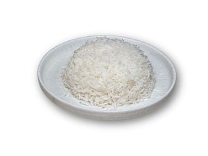 White rice  at Bollywood Kafe in Tashkent