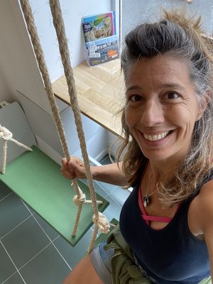 Schommelzitting  at Vert Olive in Etretat