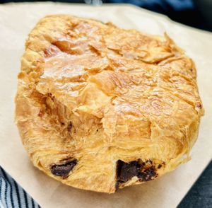 Pain au chocolate  at AM Coffee Co  in Livingston