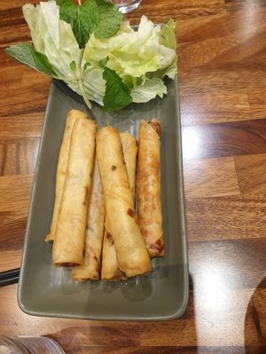 springrolls: good at Viet Table in Camberwell