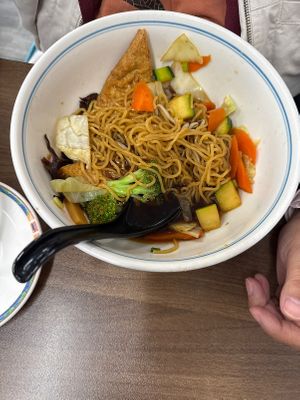This is after splitting half the bowl with my wife! It’s a good hefty portion😋  at My Tokyo Ramen & Grill in Kearney