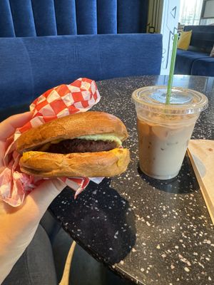Plant based breakfast sandwichhes  at Aloft Hotels in Reno