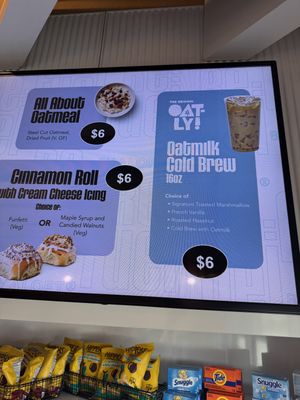 Oatmeal & cold brew vegan  at Aloft Hotels in Reno
