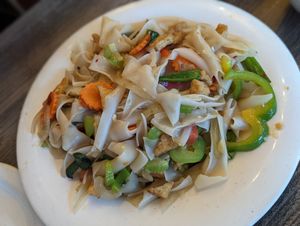 Spicy noodles at Pato Thai in Flagstaff