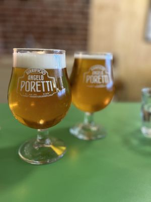 Beers   at Rudy's Pizza in Durham