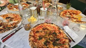  at Rudy's Pizza in Durham