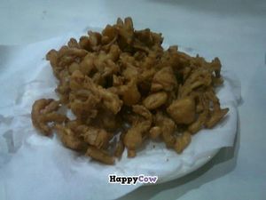 Onion bhajis at Lalaji's in Aurangabad