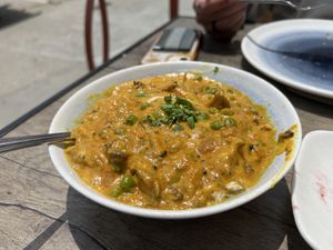   at Namaste Grill in Santa Cruz