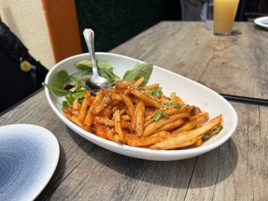   at Namaste Grill in Santa Cruz