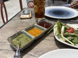   at Namaste Grill in Santa Cruz