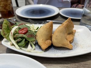   at Namaste Grill in Santa Cruz