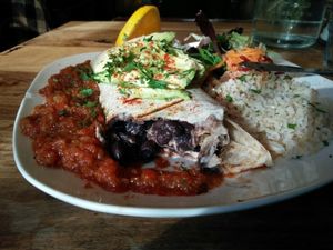 burrito at Lola Rosa - Milton in Montreal