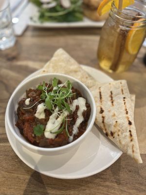 Bharta eggplant  at Lola Rosa - Milton in Montreal