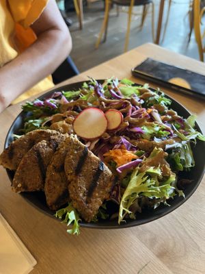 Salad with hemp  at Lola Rosa - Milton in Montreal