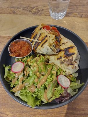 Burrito at Lola Rosa - Milton in Montreal