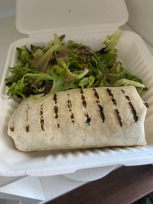 Chorizo and Queso Burrito (Takeout) at Lola Rosa - Milton in Montreal