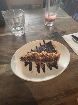 Chocolate and caramel pie  at Lola Rosa - Milton in Montreal