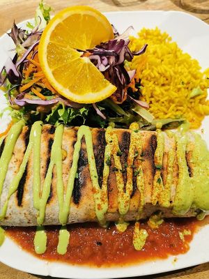 Burrito at Lola Rosa - Milton in Montreal