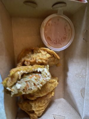 Stuffed tofu  at Mai3 Cafegan Vegetarian Cafe in Kuta