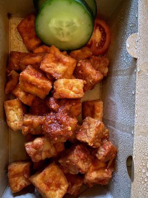 Tempeh  at Mai3 Cafegan Vegetarian Cafe in Kuta