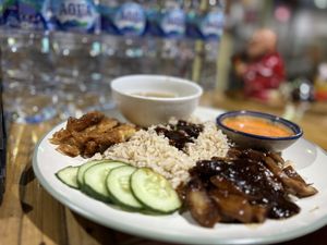 Hainam rice  at Mai3 Cafegan Vegetarian Cafe in Kuta