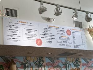Bom Dia menu as of 3 May 2025  at Bom Dia Cafe in Portland