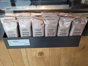 Vegan nut bars at Espresso House - Brunnsparken in Gothenburg