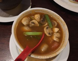 Soup  at Sabai Thai in Brighton