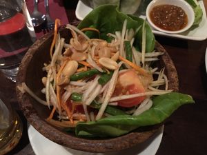 Salad at Sabai Thai in Brighton