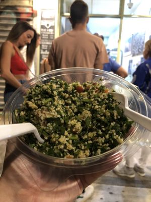 Tabouleh salad at Falafellas in Athens