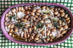 Borlotti freschi all'uccelletto at Home Restaurant Ionontimangio in Sassari