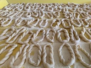 Pasta Sarda fresca loriglittas  at Home Restaurant Ionontimangio in Sassari