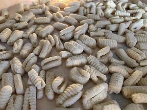 Pasta Sarda fresca l malloreddus at Home Restaurant Ionontimangio in Sassari