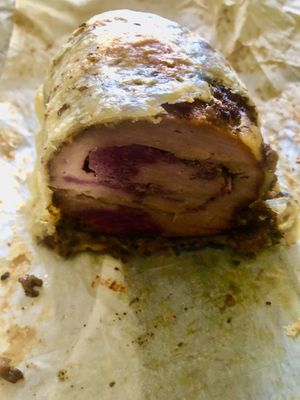 Wellington vegan  at Home Restaurant Ionontimangio in Sassari