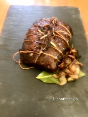 Happy vegan rool   at Home Restaurant Ionontimangio in Sassari
