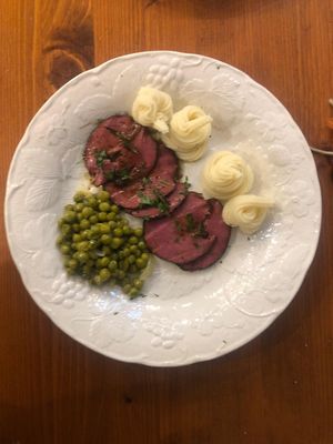 Roastbeef veg at Home Restaurant Ionontimangio in Sassari