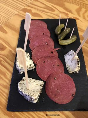 Aperitivo home Made . Cheese and cold cuts  at Home Restaurant Ionontimangio in Sassari