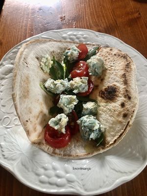 Alternativa vegana al gorgonzola   at Home Restaurant Ionontimangio in Sassari