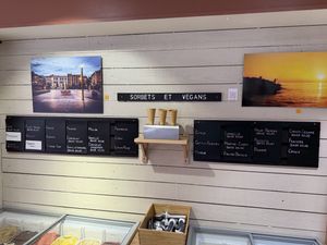 All 30 flavours here   at Glacier ego in Perpignan